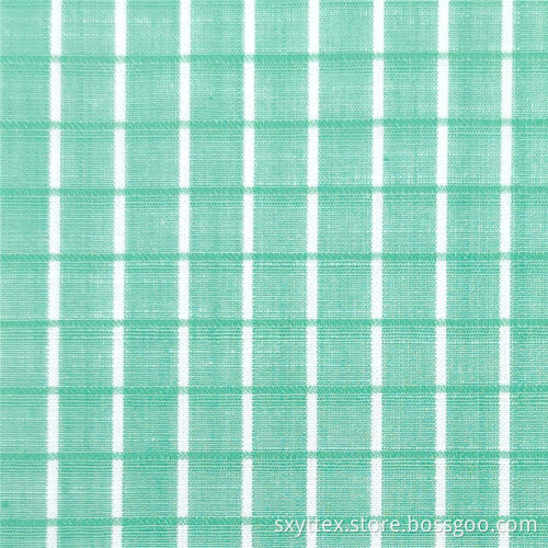 Yarn Dyed Checked Cotton Fabrics For Shirt